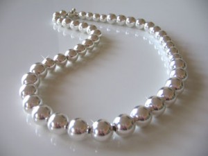 silver necklace