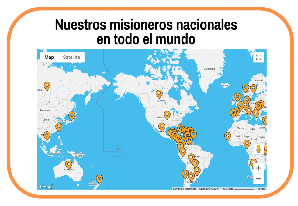 Misioneros Nacionales LOGOI ubicados estratégicamente en todo el mundo ...