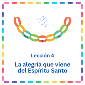 Lección 4 - La alegría que viene del Espíritu Santo